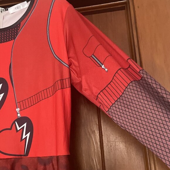 Rise Red Princess Jumpsuit Adult Small Bodysuit NWT - Picture 7 of 15